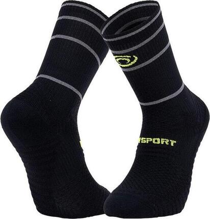 Chaussettes BV Sport Reflect Noir/Jaune