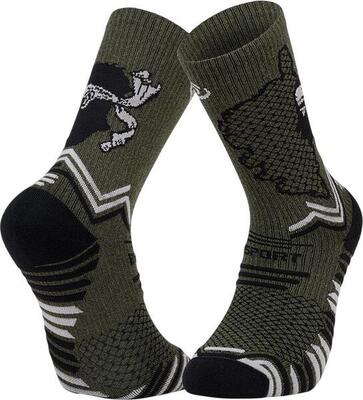 Bv sport trail ultra.2 hoge "corse" khaki sokken