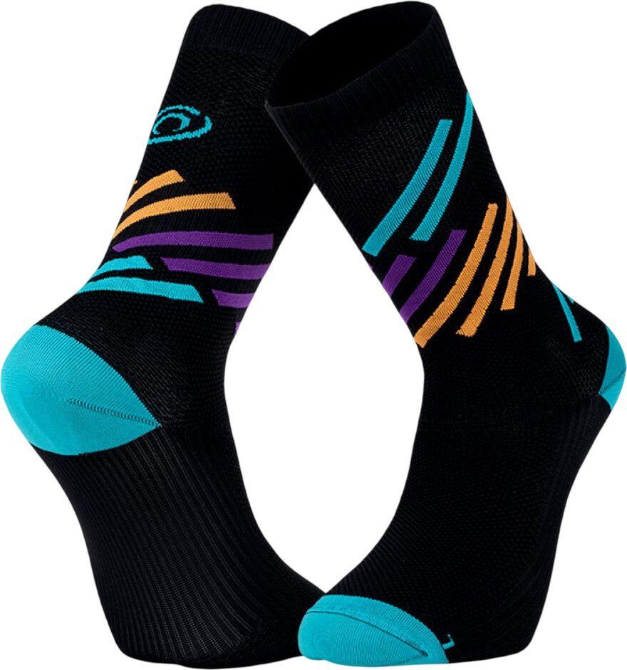 Chaussettes BV Sport Light Run Miami Noir/Turquoise 1/3