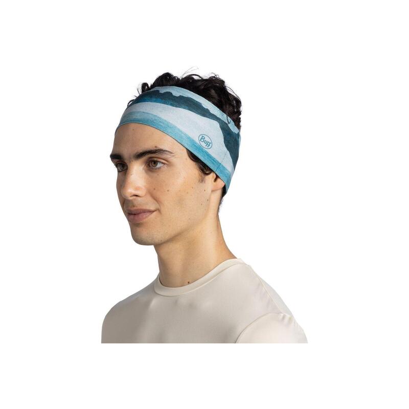 Opaska na głowę Buff Coolnet UV Wide Headband - aler teal