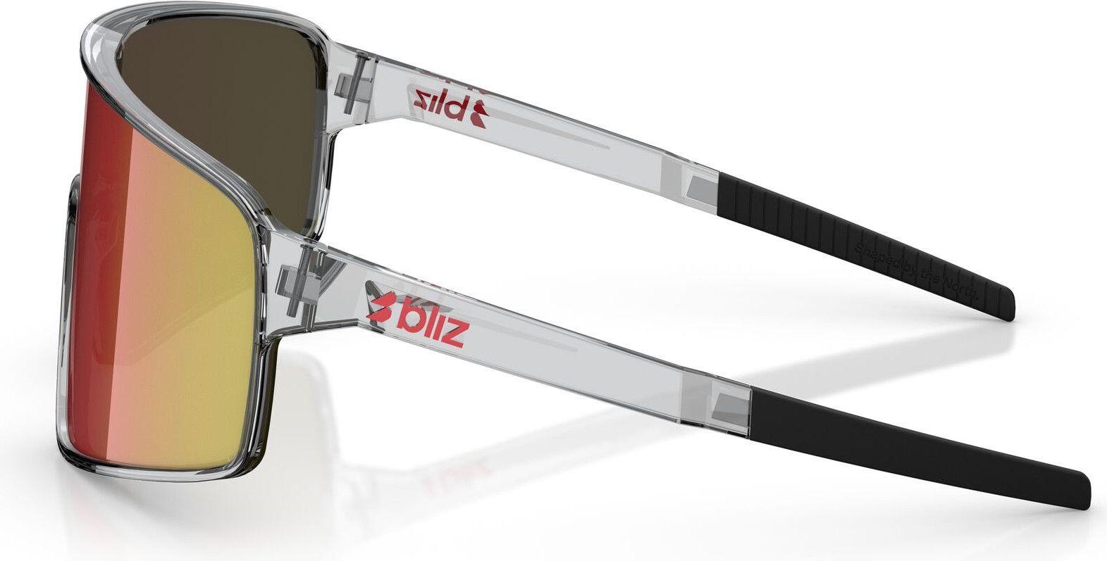 Unisex-Brille Bliz P001 XL Grau Transparent/Rot 2/6