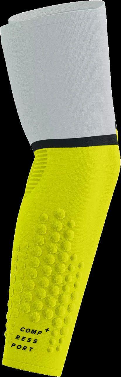Compressport ArmForce Ultralight Sleeves White / Yellow 2/7