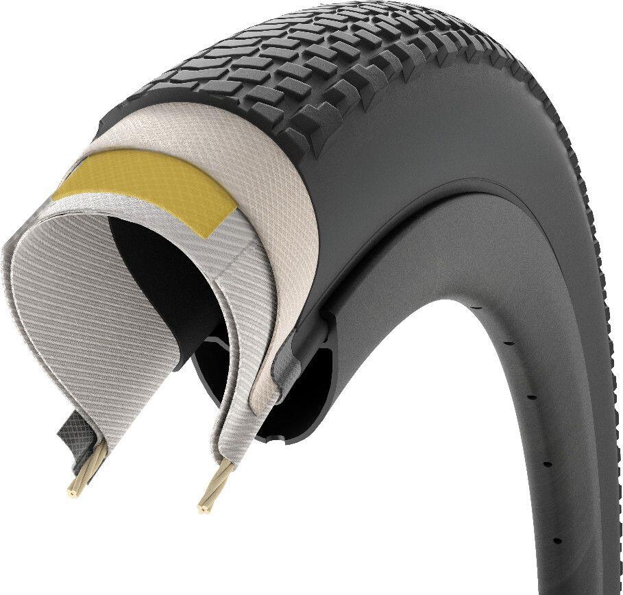 Pneu Pirelli Cinturato Gravel H 700 mm Tubeless Ready HP-Line Noir 4/5