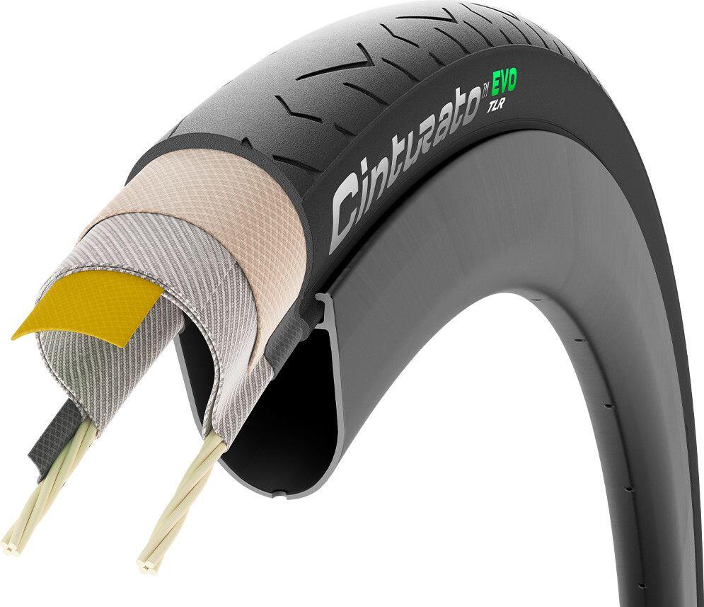 Pneu Route Pirelli Cinturato EVO TLR 700 mm Tubeless Ready Souple TechWall+ Road 4/6