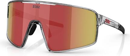 Unisex-Brille Bliz P001 XL Grau Transparent/Rot