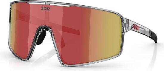 Unisex-Brille Bliz P001 XL Grau Transparent/Rot