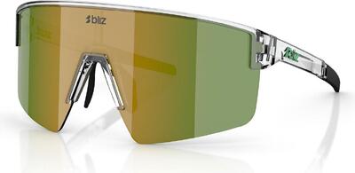 Zonnebril bliz p004 m transparant wit/groen
