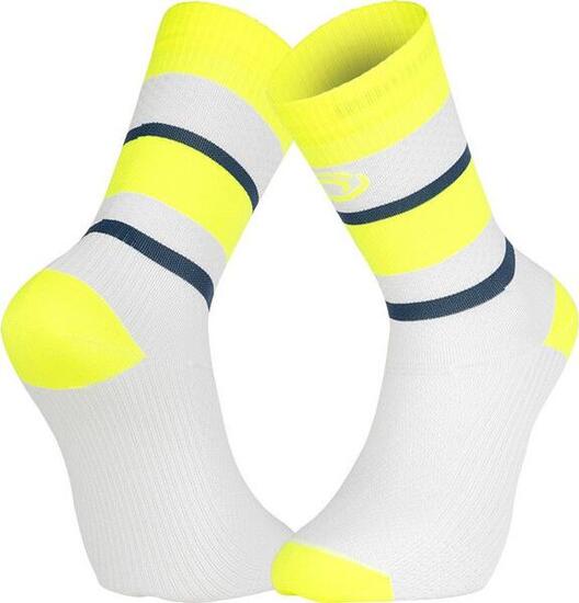 Chaussettes BV Sport Light Haute Ibiza Blanc/Jaune