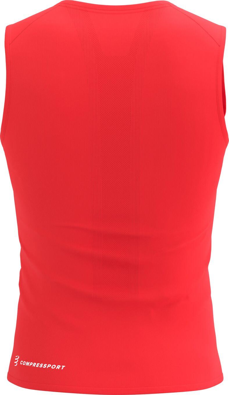 Débardeur Compressport Trail Racing Rouge Homme 2/7