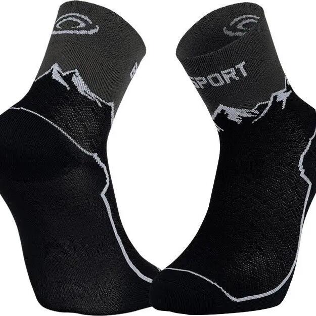 BV Sport Double GR Mid Socks Black