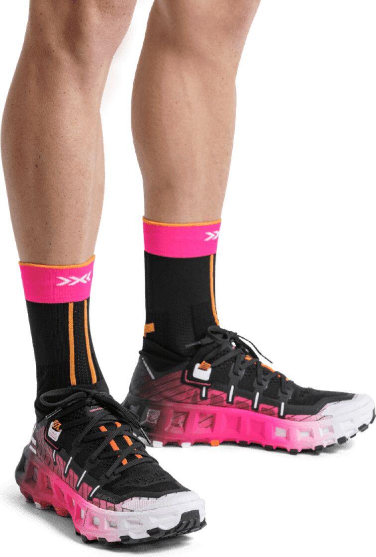 X-Bionic Terraskin X00/C Scarpe da trail Nero/Bianco/Rosa fluorescente 3/6