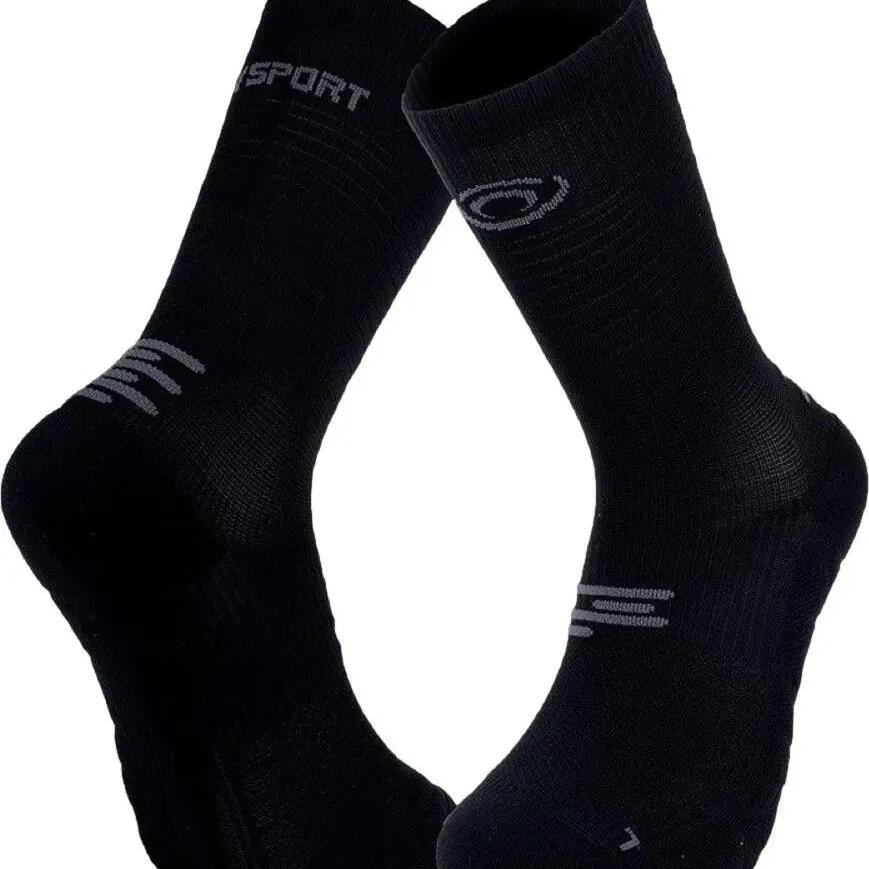 BV Sport Run Marathon High Socks - Black/Gray