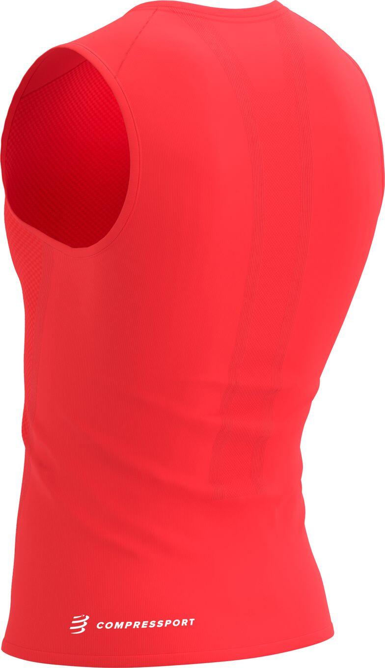 Débardeur Compressport Trail Racing Rouge Homme 4/7