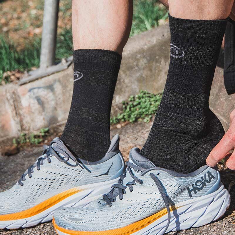 BV SPORT Light Run Merinos Antracite Running Socks 2/2