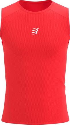 Débardeur Compressport Trail Racing Rouge Homme