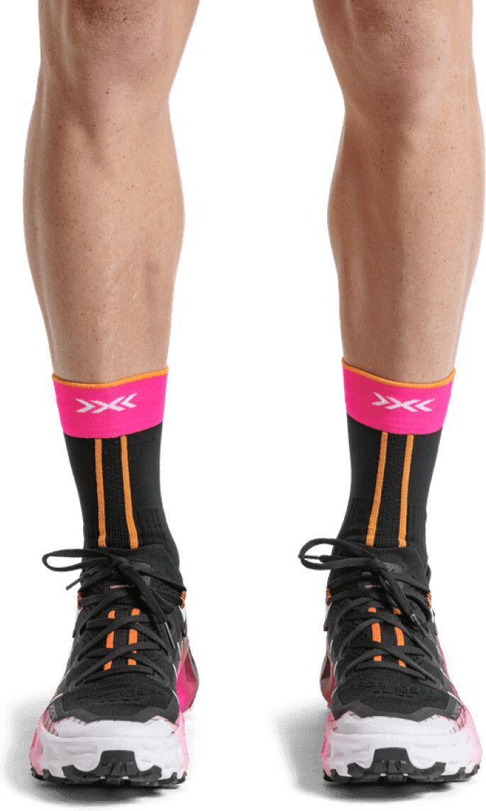 X-Bionic Terraskin X00/C Scarpe da trail Nero/Bianco/Rosa fluorescente 4/6