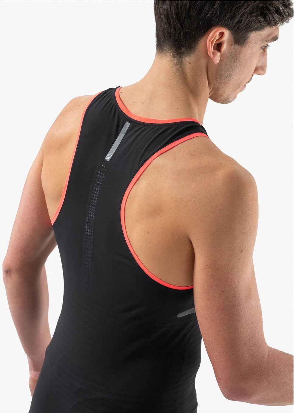 Compressport Pro Racing Tank Top Negro para Hombre 3/7