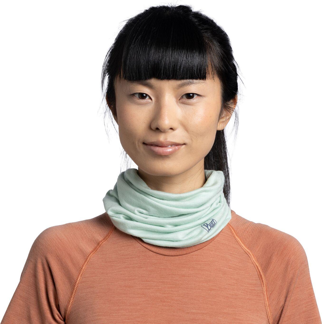 Chusta wielofunkcyjna Buff Lightweight Merino Wool - solid seagrove green 3/7