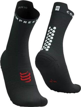 Compressport Pro Racing Socks v4.0 Run High Socken Schwarz/Weiß/Rot