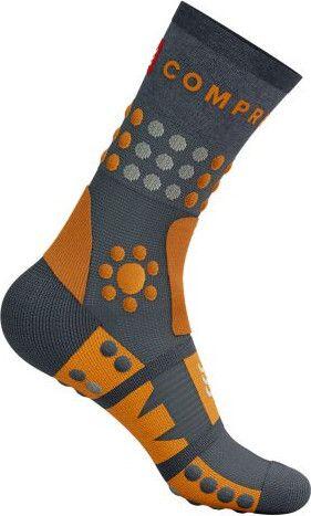 Compressport Trekking Socks Grau/Orange 2/5