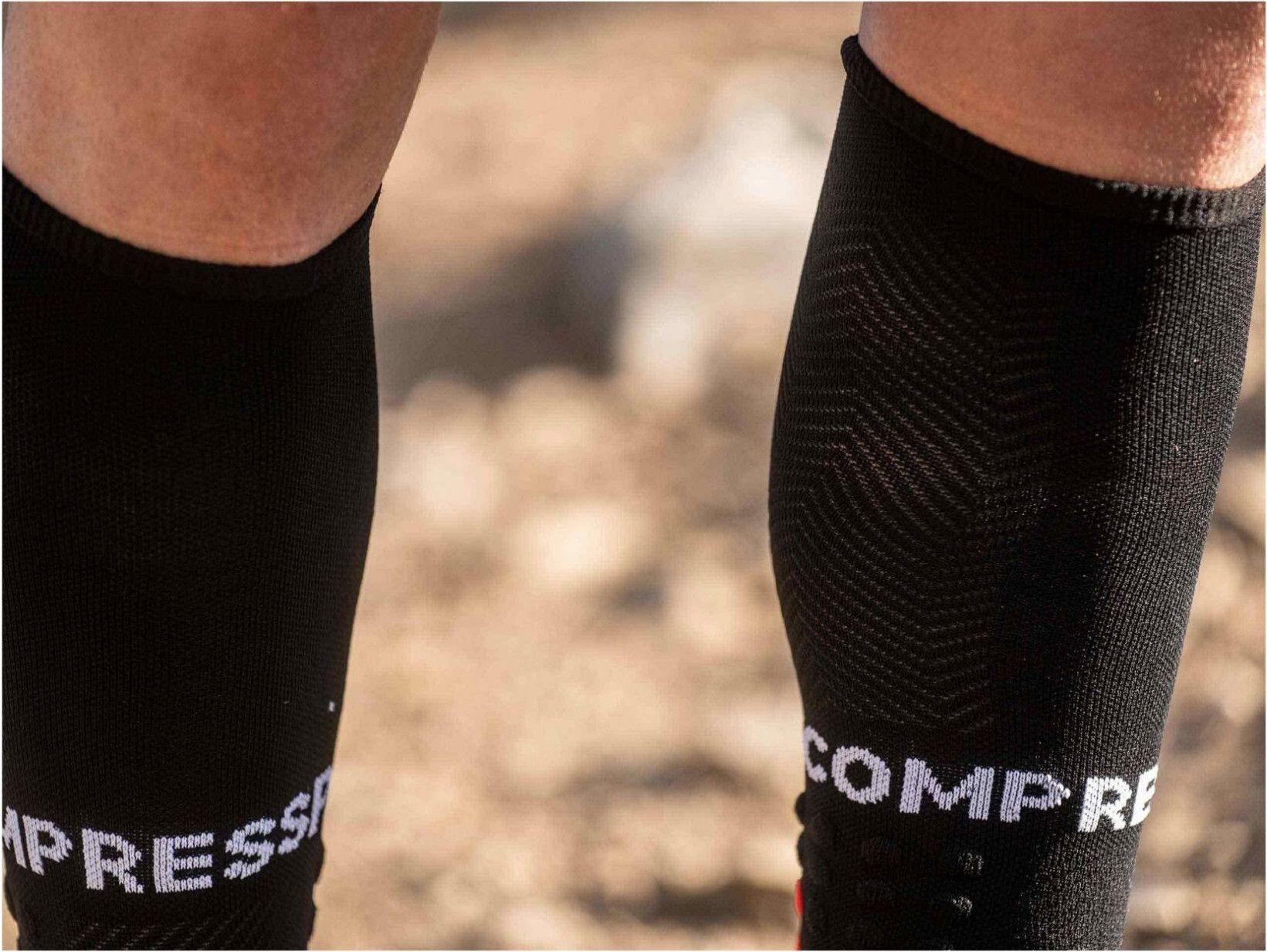 Calcetines Compressport Full Socks Run Black 5/6