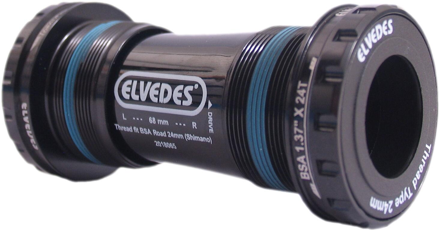 Boîtier de Pédalier Elvedes / Shimano BSA 24mm 2/4