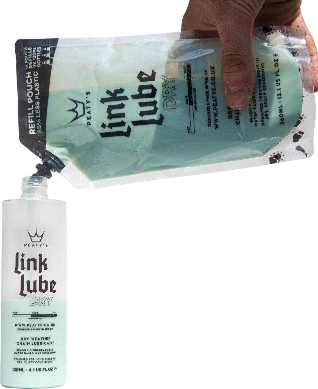Recharge lubrifiant conditions sec poche de recharge Peaty's Link Lube 2/6