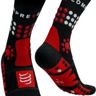 Compressport Trekking Socks Black/Red/White