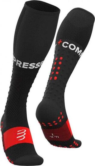 Chaussettes de Compression Compressport Full Socks Run Noir