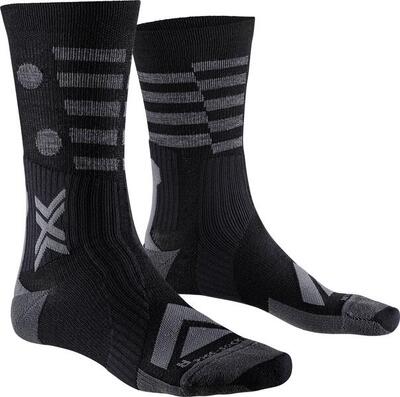 X-socks gravel perform merino crew socks black/dark grey