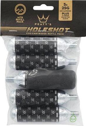 CO2-Kartuschen Peaty's Holeshot Recharge (x5)