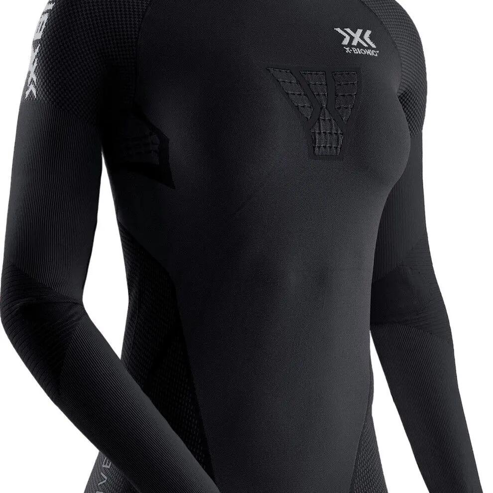 Women's X-Bionic Invent 4.0 long sleeve jersey Black/Grey