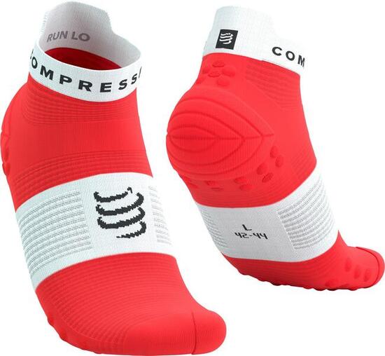 Compressport Pro Racing V4.0 Ultralight Run Low Socks Red/White