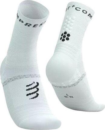 Chaussettes Compressport Pro Marathon Socks V2.0 Blanc