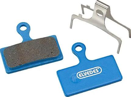 Paire de plaquettes de frein vélo organic Elvedes Shimano BRM666, BRM785, BRM985
