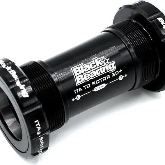 Black Bearing Italian Screw-in Bottom Bracket 30mm Axle