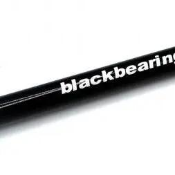 Rear Axle Black Bearing QR 12 mm - 175 - M12x1 - 20 mm