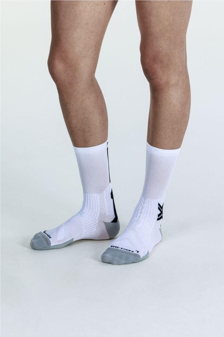 X-Socks Bike Perform Crew Branco Preto 2/4