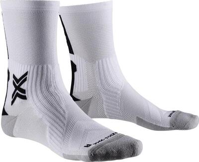 X-socks bike perform crew wit zwart