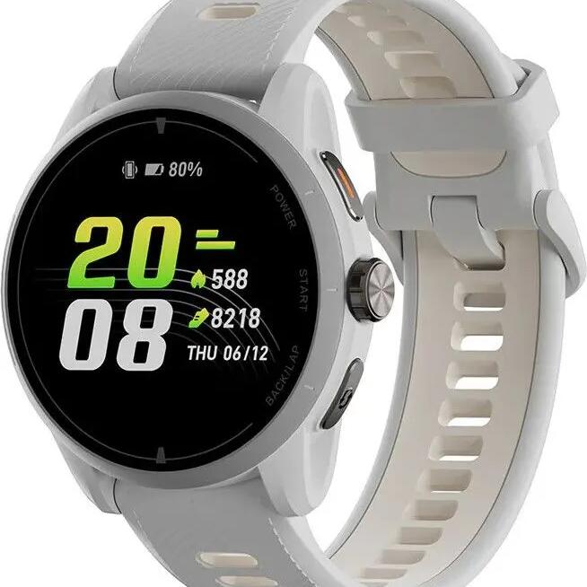 iGPSport VeRun GPS Watch - Light Gray/White
