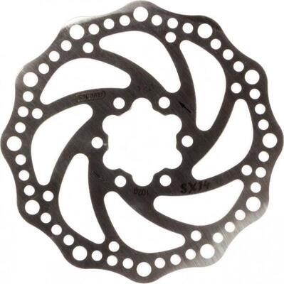 Elvedes sx rotors 6 gaats disc zilver 140 mm