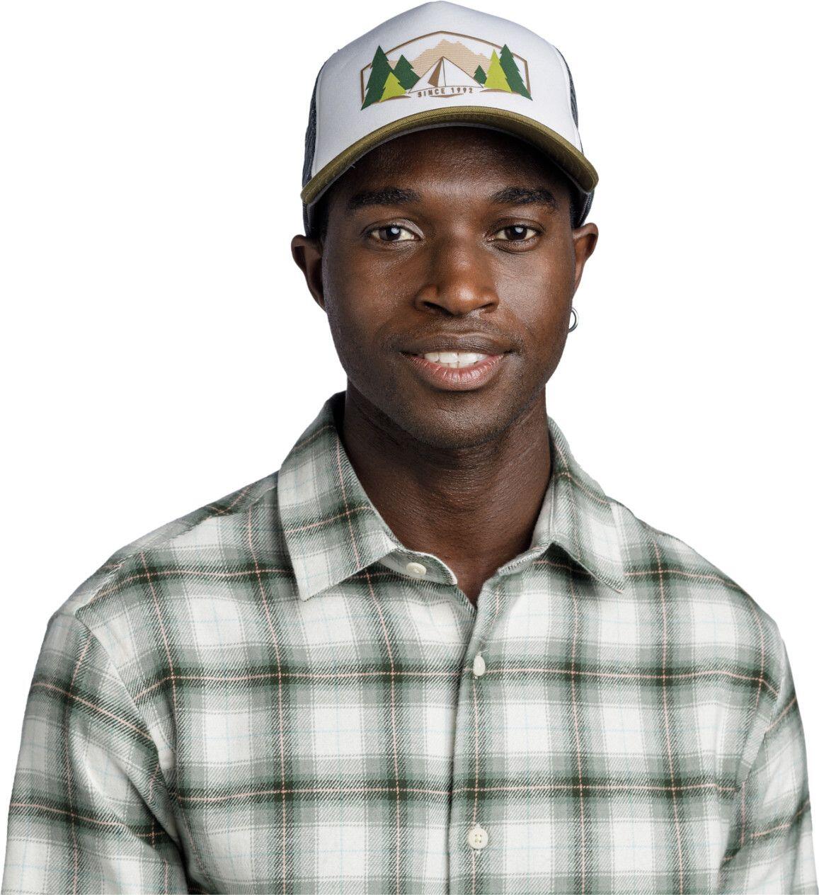 Casquette Buff Trucker Blanc/Vert 3/7