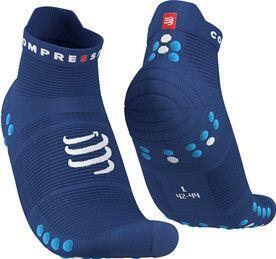 Compressport Pro Racing Socks v4.0 Run Low Blauw