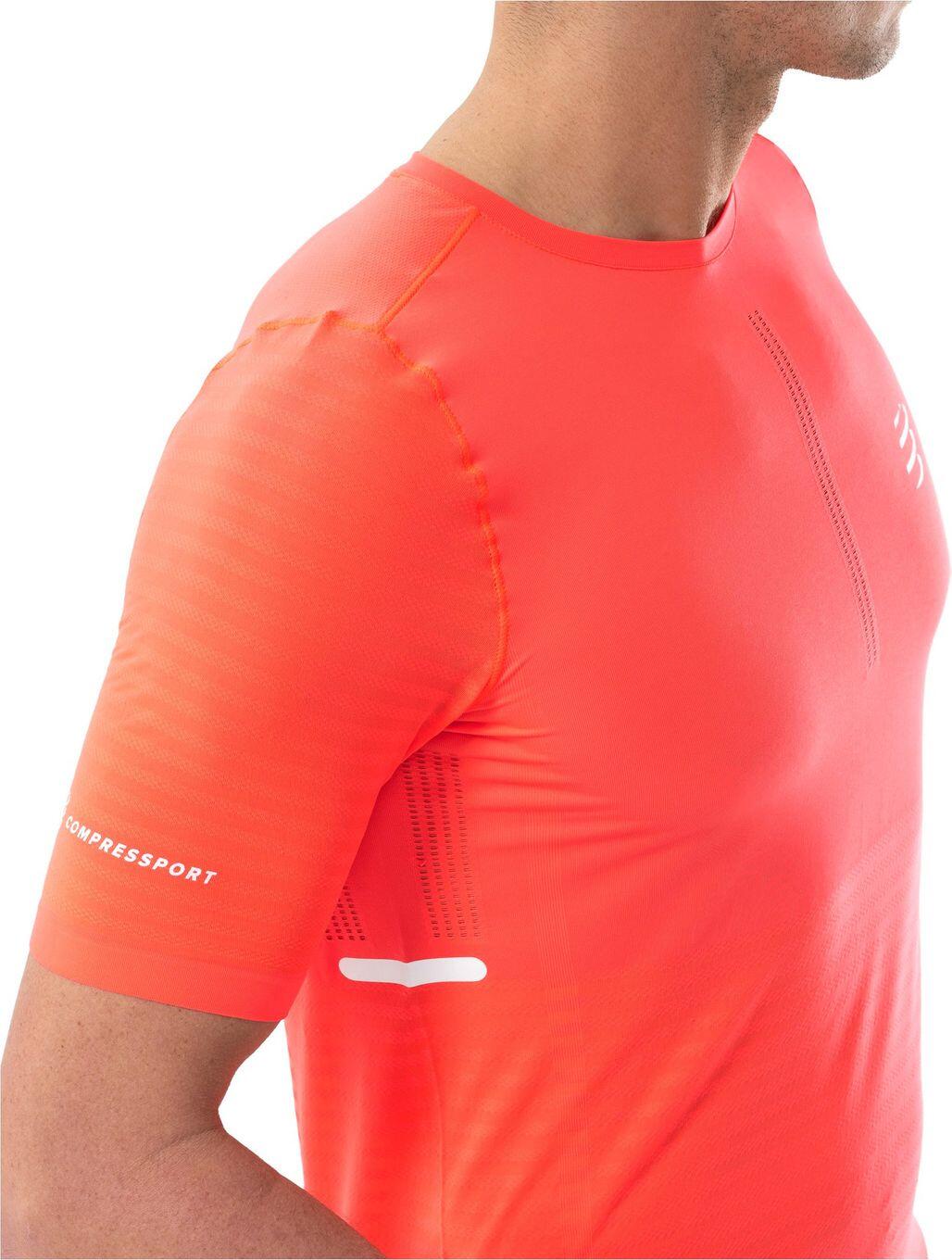 Compressport Maillot de manga corta Pro Racing Rojo Hombre 3/7