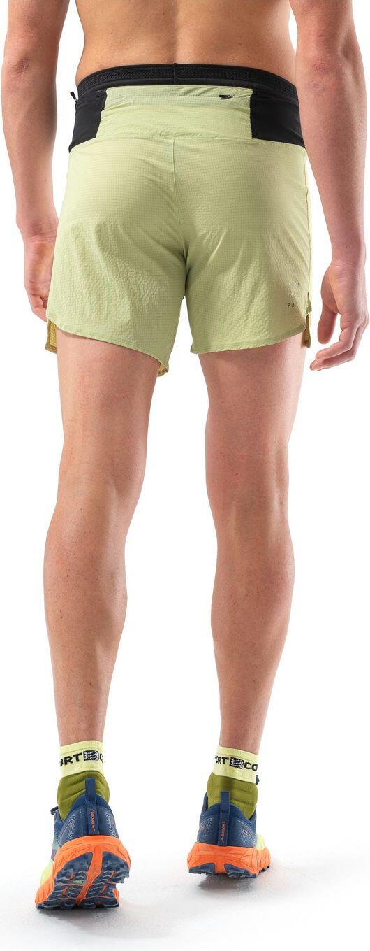 Pantalón Corto de Trail Compressport Verde para Hombre 2/7