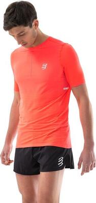 Compressport pro racing jersey met korte mouwen rood heren