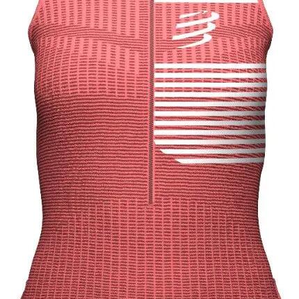 Compressport Tri Postural Women's Sleeveless Jersey Coral Red