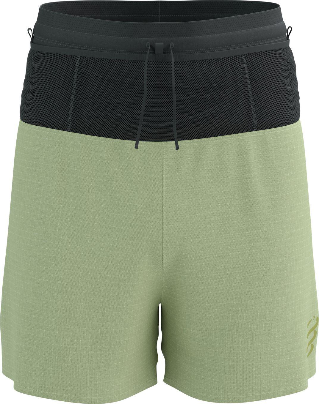 Pantalón Corto de Trail Compressport Verde para Hombre 5/7