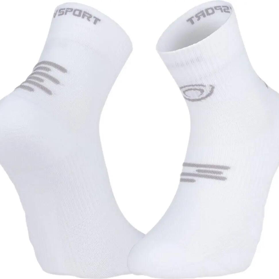 BV Sport Run Marathon Mid Socks White/Grey