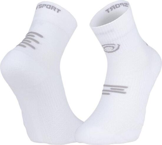 Chaussettes BV Sport Run Marathon Mid Blanc/Gris